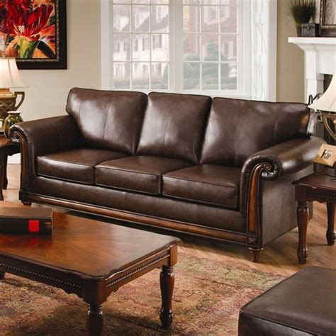 Leather Hide A Bed Couch